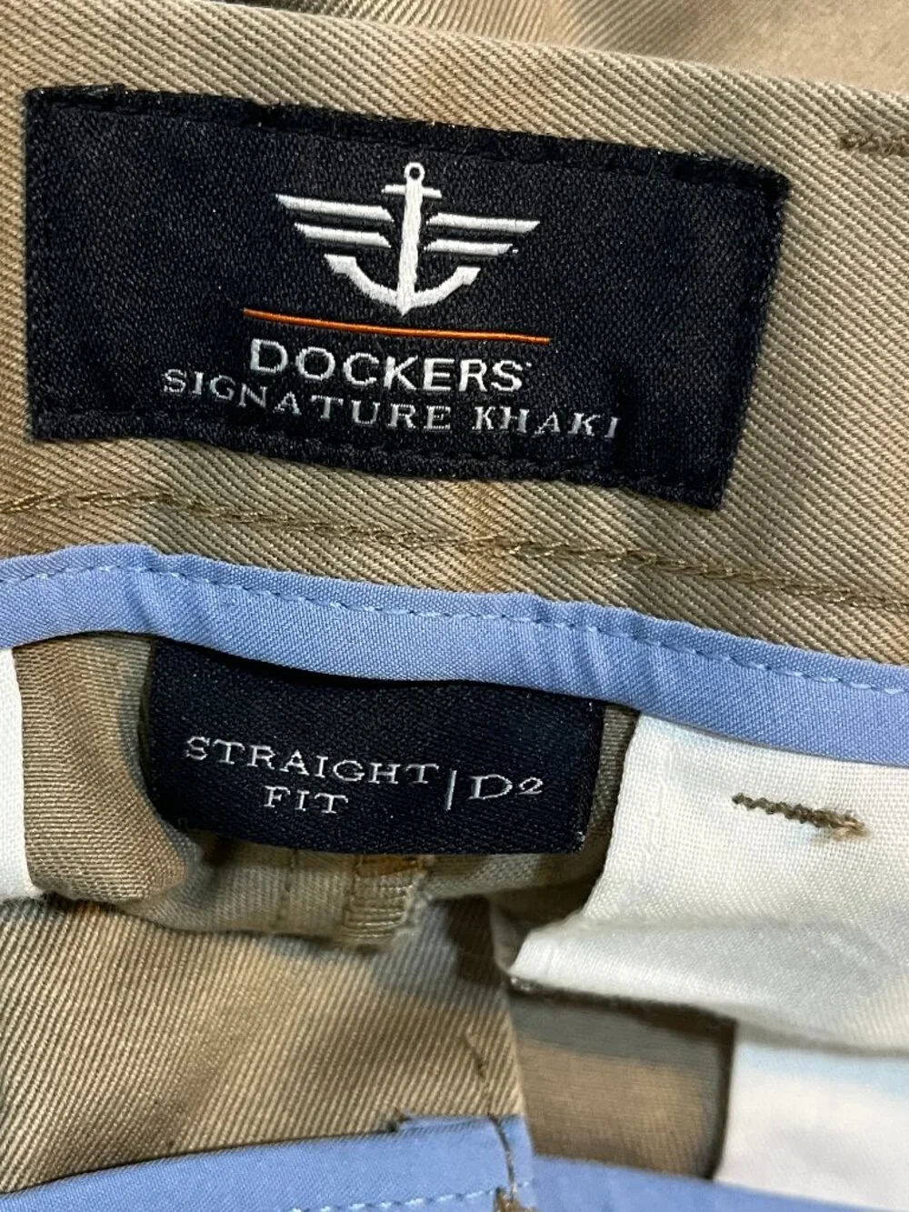 Dockers Signature Khaki Straight Fit D2 Pants Tan 33x30